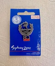 Sydney 2000 Olympic Games Countdown Collectable Pins/Badge - 80 Days To Go
