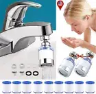 2×Faucet Water Filter System Kitchen Sink Mount Filtration Tap Purifier Clean US