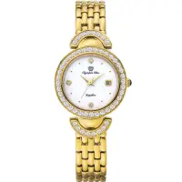 在飛比找Yahoo奇摩購物中心優惠-Olympia Star 奧林比亞之星 晶燦時光時尚腕錶-金