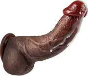Thrusting Realistic Dildo Vibrator, Realistic Penis for G-Spot Stimulation