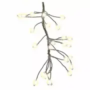 Holiday Bright Lights MICB-SLV-216-CLWWT Micro Big Seed Cluster LED Light Set,