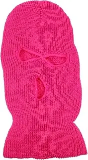 [Holibanna] Three Hole Wool Hat Three Hole Ski Mask Full Face Mask for Ski Mask for Men Winters Balaclava Face Cover Thermal Ski Beanies Hats Skis Knit Ski Mask Ski Mask for Women Yarn White