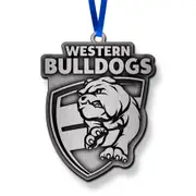 Western Bulldogs AFL Metal Ornament Christmas Tree Decoration