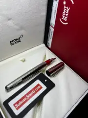 Montblanc M RED Signature Marc Newson Fountain Pen 18K Gold Med MB113622 113622