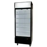 Bromic GM0660L LED ECO White Glass Door Chiller w/Lightbox - 660 Litre
