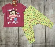 Paul Frank PJ Set ~ Size 00 Girls ~ Pajama / Pyjama Pants & Shirt