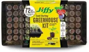 JIFFY Tray 72 Peat Pellet FAST SEED STARTER KIT FAST FAST SHIP!! SEEDLING Plant