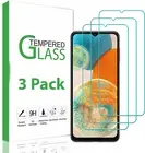 3 Pack Tempered Glass Clear Screen Protector 9H Hardness for Samsung Galaxy A23