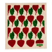 RetroKitchen Compostable Sponge Cloth - Beetroot | Flora & Fauna AU