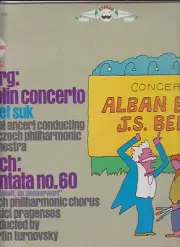 BERG, VIOLIN CONCERTO, SUK/ANCERL- BACH CANTATA #60. CROSSROADS. NEW /SHRINKWRAP