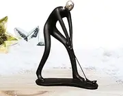 Sports Figure Desk Decor - Simple Resin Sports Character Craft Sculpture,Home Table Decoration, Race Sports Hobby Figure Ornament for Sports Lovers and Collectors