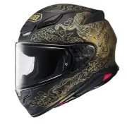 SHOEI Full Face Motor Cycle Helmet Z-8 FEARLESS TC-5 Color:Black/Gold From Japan
