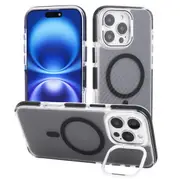 PROTEKTR Carbon Shield Case for iPhone 16 Pro Max - Matte Black