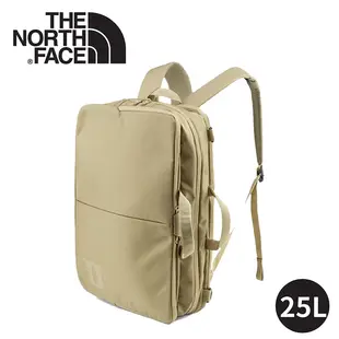 開學季【The North Face SHUTTLE 3WAY輕量抗撕裂後背包25L《卡其》】2XXP/電腦包/書包