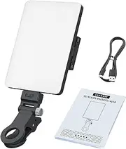 Tzou V11se Video Light Mobile Phone Computer Photography Fill Camera Lighting Panel Outdoor Portable Photo Fill Light V11 with Screen