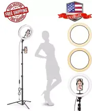 *NEW* GearLight 10" LED Ring Light w/ Telescoping Tripod and Dual Phone Holders