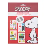 史努比SNOOPY 進口3C貼紙組/可重複貼黏