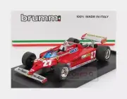 1:43 BRUMM Ferrari F1 126Ck Turbo #27 Winner Montecarlo Gp 1981 Villeneuve R367