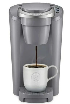 Keurig K-Compact Cool Gray Single Serve Coffee Maker (3 Cup Sizes) New In Box