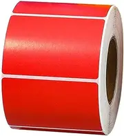 Square Thermal Label Stickers,1Roll Self Adhesive Label Sticker,Blank Rectangle Address Thermal Label Roll Sticky,Self Adhesive Label Sticker,Blank Rectangle Address Thermal Label Roll Sticky,Red