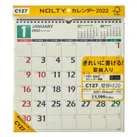在飛比找誠品線上優惠-C127 NOLTYカレンダー壁掛け20 2022