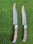 Damascus Steel Kitchen Knife Set - Chef & Steak Knives - Handmade Razor Sharp