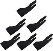 VILLFUL Two Finger Gloves Left Right Hand Gloves Comfortable for Painting Drawing for Women Men