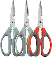 3Pcs Kitchen Scissors, Cooking Cutting Multifunctional Kitchen Shears Meat Chicken Poultry Fish Herbs Stainless Steel Scissors, Kitchen Shears Ultra Sharp Stainless Steel Multifunctional