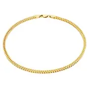 14k Yellow Gold 1.5mm Franco Box Bracelet Chain Mens Womens 7" 7.5" 8" 8.5" 9"