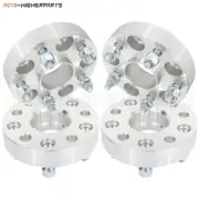 4X silver wheel spacers 5x4.5 12x1.5 studs 1.25" for Toyota Camry Avalon Lexus