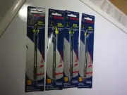 NEW 4pc. BOSCH 5/16" THREAD TIP SPADE BITS # DSB1002