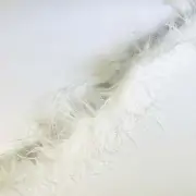 Ostrich & Marabou Feather Boa - White