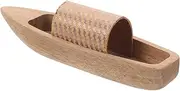 PHENOFICE Creative Boat Model Rustic Canoe Decoration for Home Office Craftsmanship Present for Boat Collectors Unique Table Ornament