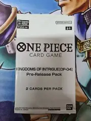 One Piece Kingdoms of Intrigue OP04 Pre-Release Pack Sealed