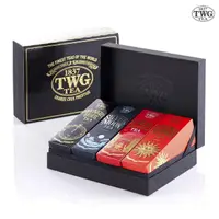 在飛比找momo購物網優惠-【TWG Tea】時尚茶罐四入 午夜時光之茶100g+銀月綠