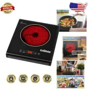 Lightweight 1500W Electric Stove with Touch Controls - Perfect for Travelers