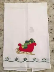 Christmas Sleigh Tea Towel New