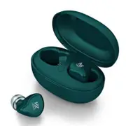 S1 TWS bluetooth 5.0 Earphone HiFi Dynamic Balanced Armature Drivers Wireless Earbuds Touch Control Handsfree Headphone GREEN COLOR