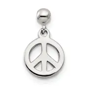 Sterling Silver Mio Memento Dangle Peace Charm