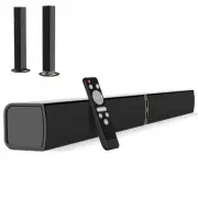 MZEIBO Sound Bar for Smart TV 80W Bluetooth Soundbar 2 in 1 Detachable Design...