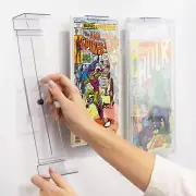 Comic Mount 1 Pack Book Shelf Stand Wall Mount Display Invisible and Adjustable