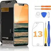 Yodoit Replacement Kit for iPhone 13 OLED Screen 6.1 Inch [Non LCD] 3D Touch Face ID Function Display Digitizer with Repair Tool Kit