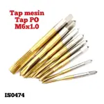 MESIN 1PCS TAP M6X1.0 PO HSS H2 黃色塗層絲錐機也可用於手攻