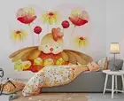 3D Cartoon Animal Floral Wallpaper Wall Murals Removable Wallpaper 184
