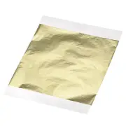Foil Sheet, Light Silver Leaf Papers, 5.3 x 5.1inch for Art Decoration, 100pcs
