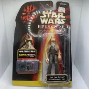 Star Wars Jar Jar Binks with Gungan Battle Staff 1998 Action Figure