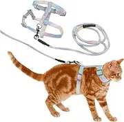 Cat Harness and Lead Set, Chest Harness, Escape Proof Cat Harness for Large and Small Cats