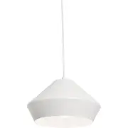 AFX Inc. MLOP10MBWH Milo 1 Light 11 inch White Pendant Ceiling Light