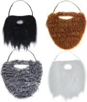 Fake Beards for Adults Kids - Costume Accessories - Beard & Mustache - Fake Must