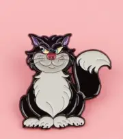 Cinderella - lucifer the cat #1 enamel pin- AU Stock - Free AU Post